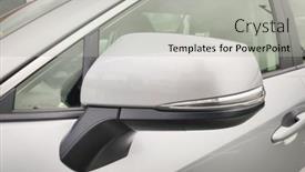  Presentation with image of car racing - Colorful slide set enhanced with image-of-a-silver-car backdrop and a light gray colored foreground