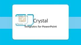  Presentation with smart card - PPT layouts with image of a smart card background and a white colored foreground