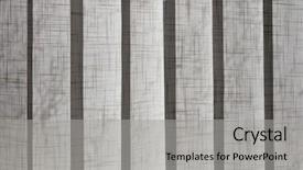  Presentation with textile - Cool new theme with image of a textile shutter backdrop and a  colored foreground