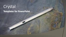  Presentation with electronic - Presentation theme featuring image-of-a-usb-type background and a gray colored foreground