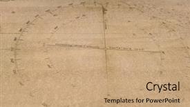  Presentation with map vintage - PPT layouts enhanced with image of a vintage map background and a coral colored foreground