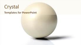  Presentation with billiard - Slide set with image of a white billiard background and a cream colored foreground