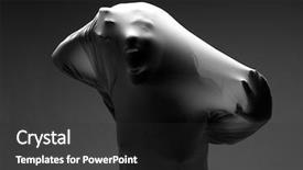  Presentation with horror - Amazing PPT layouts having image of a woman trap backdrop and a dark gray colored foreground