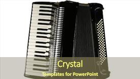  Presentation with accordion - Audience pleasing PPT layouts consisting of image of accordion backdrop and a violet colored foreground