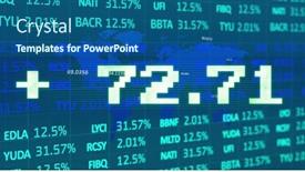  Presentation with global trading - Presentation with image-of-addition-symbol background and a ocean colored foreground