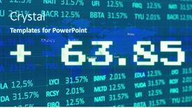  Presentation with global trading - PPT theme having image-of-addition-symbol background and a ocean colored foreground