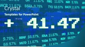  Presentation with global investment - PPT layouts consisting of image-of-addition-symbol background and a ocean colored foreground