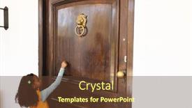  Presentation with african american culture - Slides featuring image-of-african-american-girl background and a tawny brown colored foreground