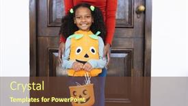  Presentation with african american culture - Slide set consisting of image-of-african-american-mother background and a tawny brown colored foreground