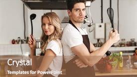  Presentation with loving hearts love heart candy - Slide set with image of amazing young friends background and a  colored foreground