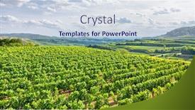  Presentation with scenery - Cool new PPT layouts with image-of-an-aerial-view backdrop and a sky blue colored foreground