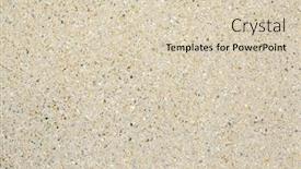  Presentation with aggregate - Presentation theme featuring image-of-an-aggregate-concrete background and a lemonade colored foreground