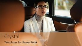  Presentation with car business - PPT layouts enhanced with image-of-an-amazing-concentrated background and a coral colored foreground