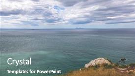  Presentation with new zealand - Amazing presentation having image of an beautiful outlook backdrop and a gray colored foreground