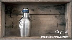  Presentation with dented - Amazing presentation theme having image of an old dented backdrop and a  colored foreground