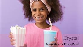  Presentation with purple wall - PPT layouts having image-of-an-optimistic-cheery background and a coral colored foreground