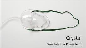  Presentation with oxygen - Colorful slides enhanced with image of an oxygen mask backdrop and a light gray colored foreground