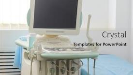  Presentation with ultra - Slide deck consisting of image of an ultra sonic background and a light gray colored foreground