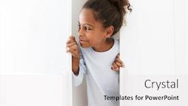  Presentation with hide - Beautiful PPT theme featuring image-of-attractive-african-american backdrop and a light gray colored foreground