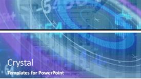  Presentation with connections - Slide set having image-of-binary-code-over background and a cobalt blue colored foreground