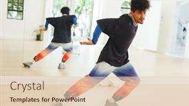  Presentation with movement - PPT layouts having image-of-biracial-male-hip background and a lemonade colored foreground