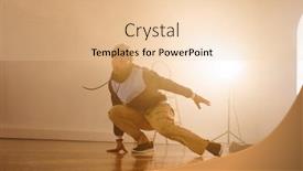  Presentation with movement - Presentation theme enhanced with image-of-biracial-male-modern background and a lemonade colored foreground