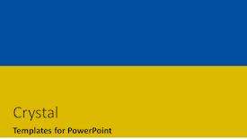  Presentation with blue yellow - Theme consisting of image-of-blue-and-yellow background and a light gray colored foreground