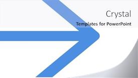  Presentation with politics - Presentation design having image-of-blue-arrow-pointing background and a  colored foreground