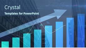  Presentation with digital image processing - PPT layouts having image-of-blue-arrow background and a ocean colored foreground