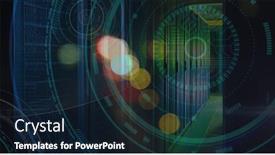  Presentation with safety data - PPT theme with image-of-blurred-traffic-lights background and a wine colored foreground