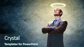  Presentation with head and neck - Theme having serious woman working in the laboratory background and a light gray colored foreground