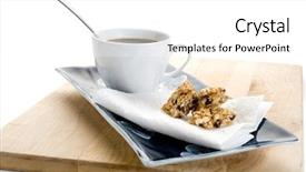  Presentation with cereal - PPT layouts enhanced with image of cereal bar background and a white colored foreground