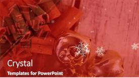  Presentation with snowflakes - 