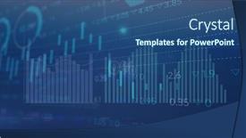  Presentation with technology economy - PPT theme with image-of-circle-0-percent background and a ocean colored foreground