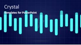  Presentation with technology economy - Slides enhanced with image-of-circle-with-flash background and a navy blue colored foreground