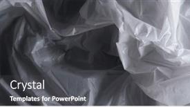  Presentation with plastic bag - Presentation theme with image-of-close-up background and a dark gray colored foreground
