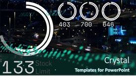  Presentation with scope - Presentation theme having image-of-confetti-with-scope background and a ocean colored foreground