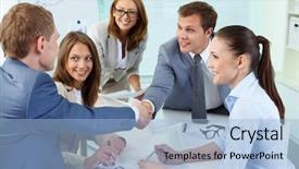  Presentation with partners - PPT layouts having hill ever green forest background and a gray colored foreground