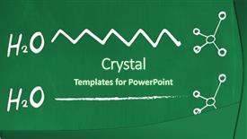  Presentation with digital image processing - Colorful presentation theme enhanced with image of connecting pie charts backdrop and a ocean colored foreground