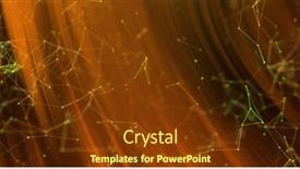  Presentation with orange colour - Slide set featuring image-of-constellations-over-orange background and a tawny brown colored foreground