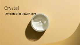  Presentation with tub - Theme with image-of-cream-tub background and a lemonade colored foreground