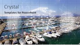  Presentation with fingerprints - Presentation design having image-of-data-processing-biometric background and a light blue colored foreground