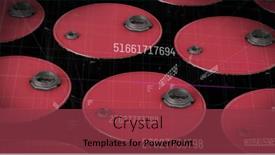  Presentation with petroleum - PPT theme enhanced with image-of-data-processing-over background and a tawny brown colored foreground