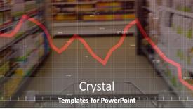  Presentation with digital image processing - Presentation theme enhanced with image-of-data-processing-over background and a gray colored foreground
