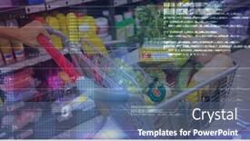  Presentation with digital image processing - Slide deck with image-of-data-processing-over background and a ocean colored foreground