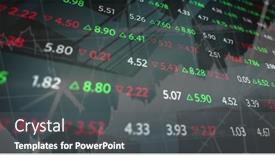  Presentation with digital image processing - Slide deck consisting of image-of-data-processing-over background and a dark gray colored foreground