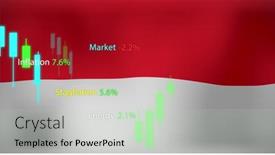  Presentation with digital image processing - Presentation with image-of-data-processing-over background and a soft green colored foreground