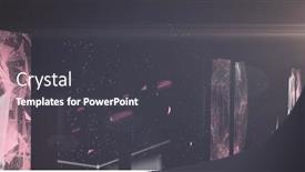  Presentation with servers - Presentation theme with image-of-data-processing-over background and a dark gray colored foreground