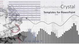  Presentation with image processing - PPT theme consisting of image-of-data-processing-over background and a white colored foreground