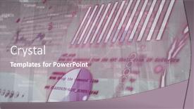  Presentation with data processing - Slide deck with image-of-data-processing-over background and a gray colored foreground